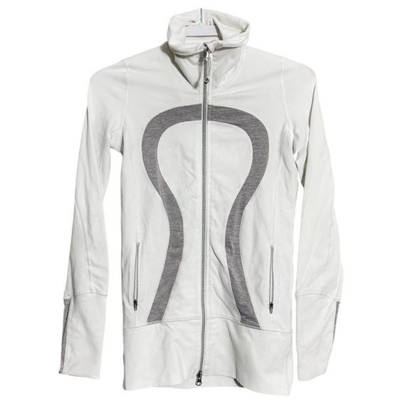 Lululemon In Stride Wee Are From Space Jacket White - Picture 2 of 9